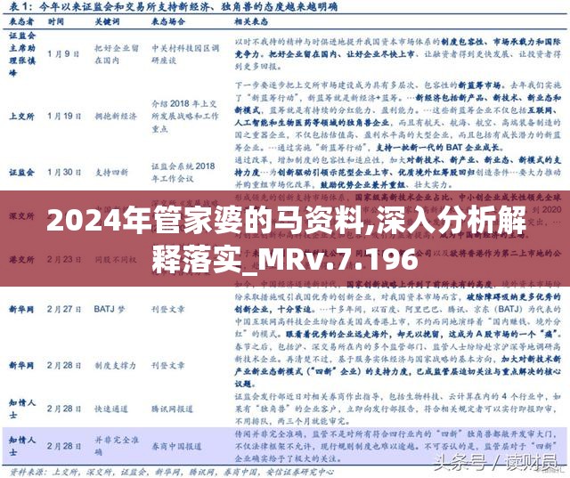 2024年管家婆的马资料,高速响应策略解析_8DM44.718