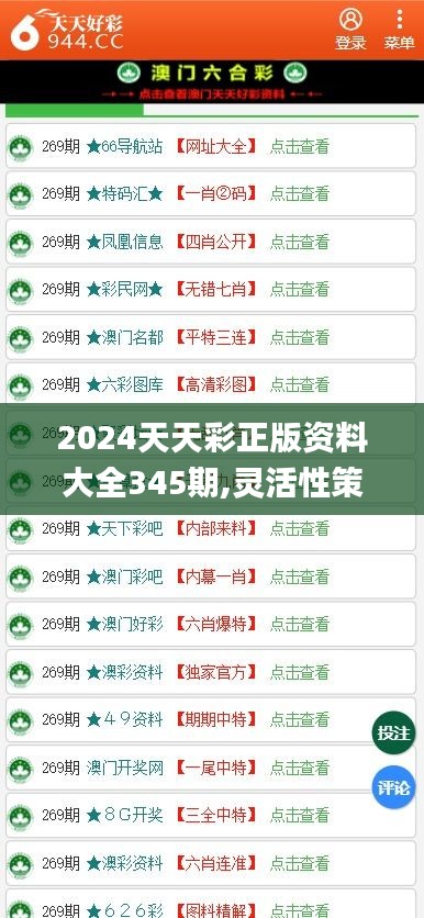 2024年天天彩资料免费大全,决策资料解释落实_android27.898